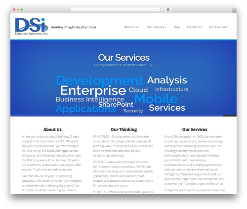 DSI WP Theme top WordPress theme - waveseeker.com/DSI