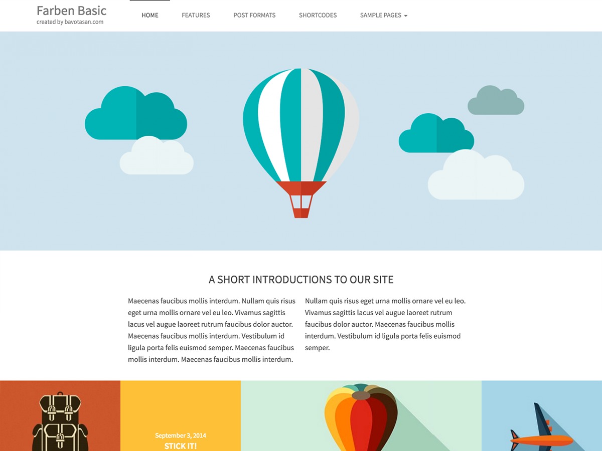 Farben Basic WordPress video theme Farben Basic WordPress video theme