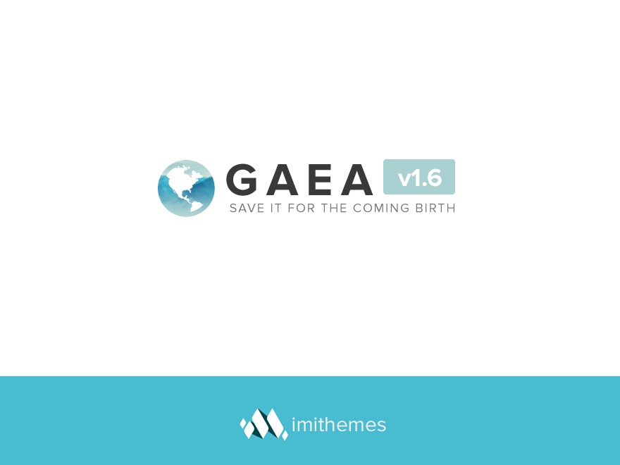 GAEA WordPress website template