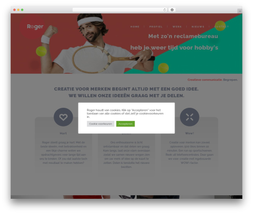 Hazel WordPress theme - wijzijnroger.nl