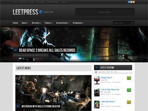 LeetPress WordPress theme