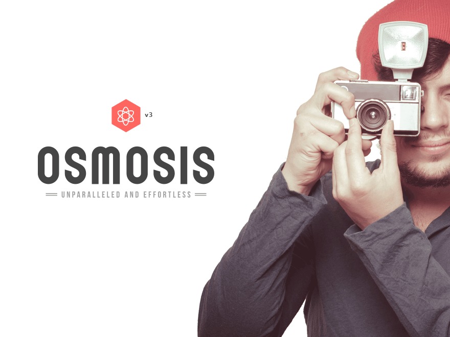 Osmosis WordPress theme design