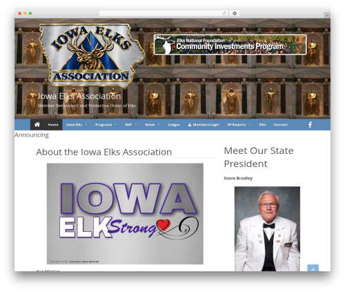 ProMaxPro WordPress page theme - iowaelks.org