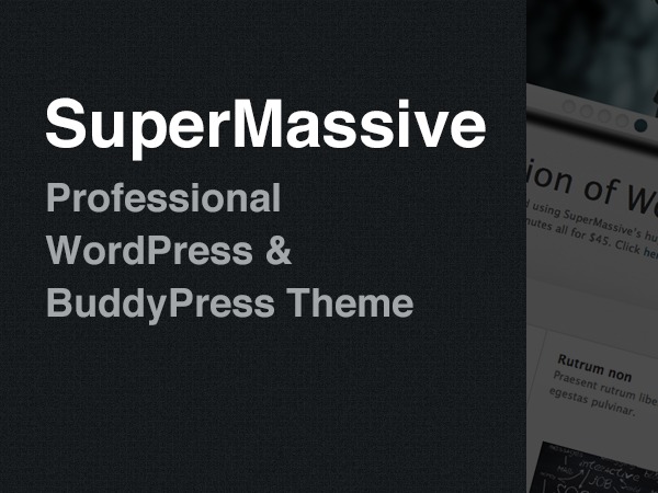 SuperMassive WordPress theme