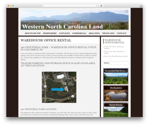 Theme WordPress FullScene - westernnorthcarolinaland.com/190-industrial-park