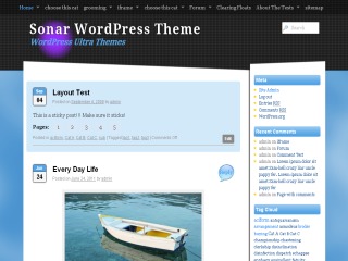 Theme WordPress Sonar Theme WordPress Sonar