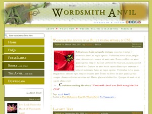 Theme WordPress Wordsmith Anvil