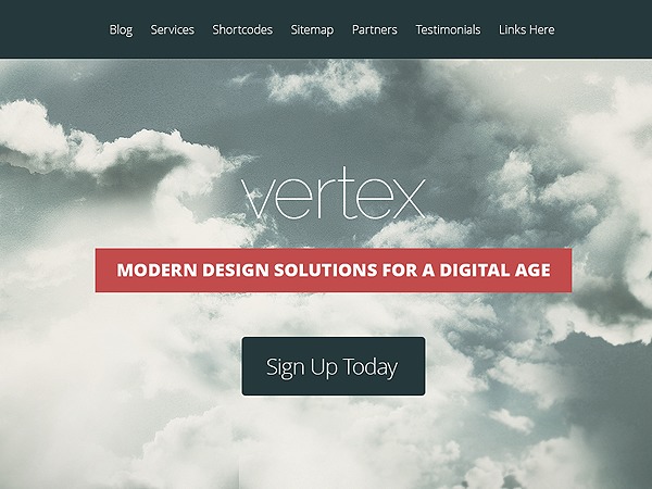 Vertex free WordPress theme