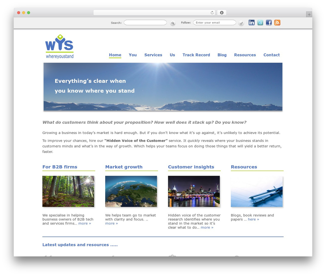 WYS WordPress theme - whereyoustand.co.uk
