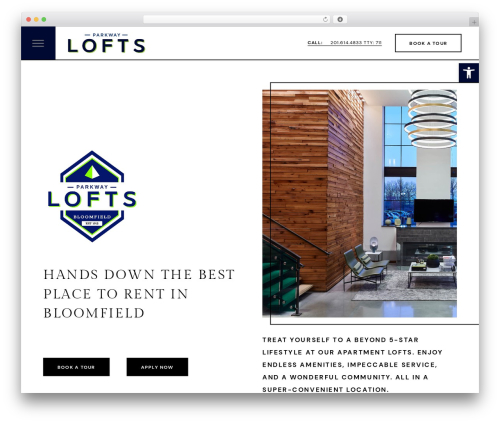 AJH Frames Theme best WordPress theme - parkwaylofts.com