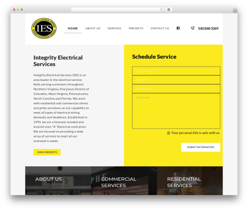 Best WordPress theme ElectroServ - integrityelectricalinc.com
