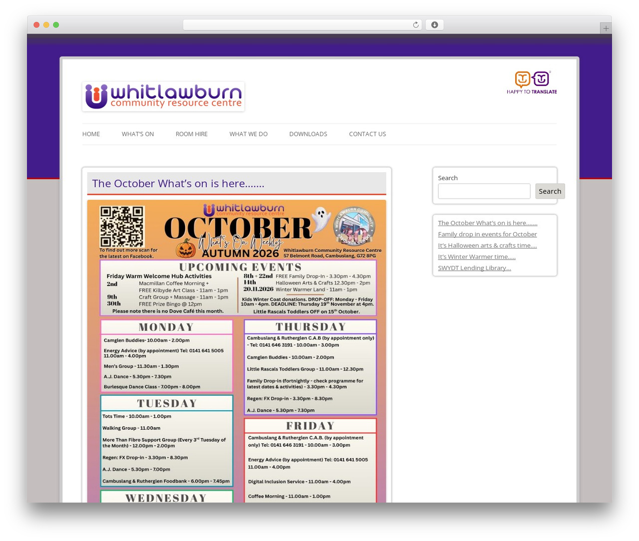 Blocomo theme WordPress - whitlawburncrc.org.uk