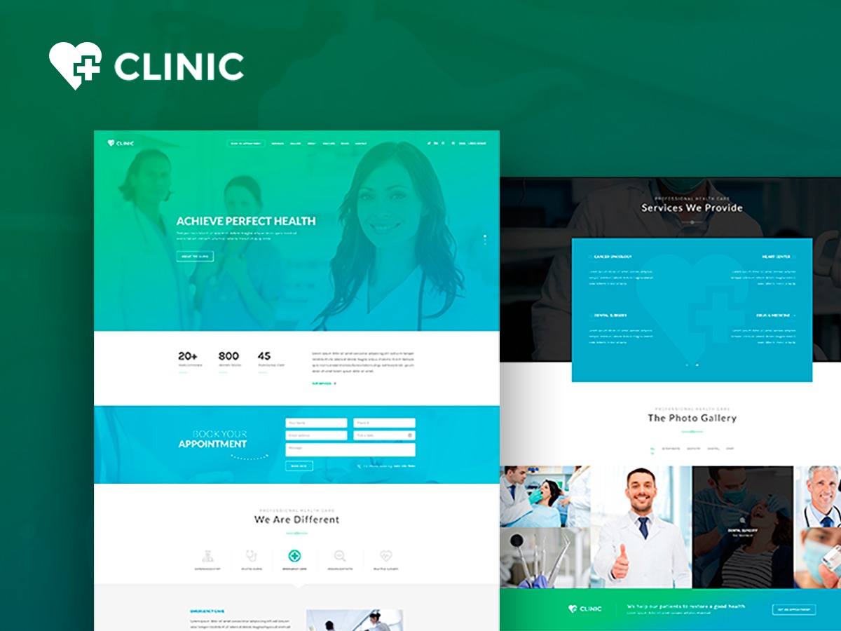 Clinic WordPress theme