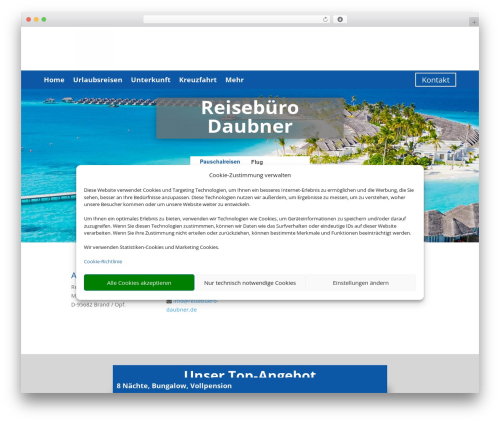 Smg technology WordPress plugin - reisebuero-daubner.de