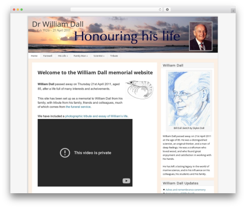 Dynamik WordPress theme - williamdall.info