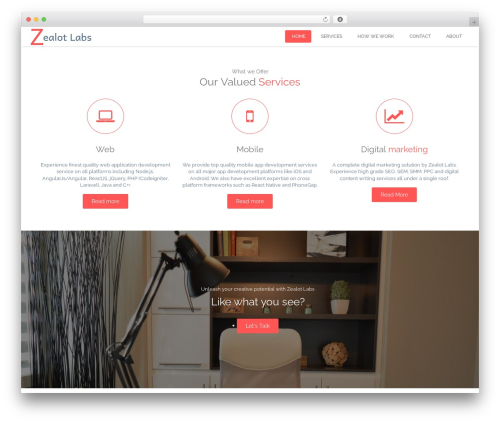 edsBootstrap Pro WordPress theme - zealot-labs.com