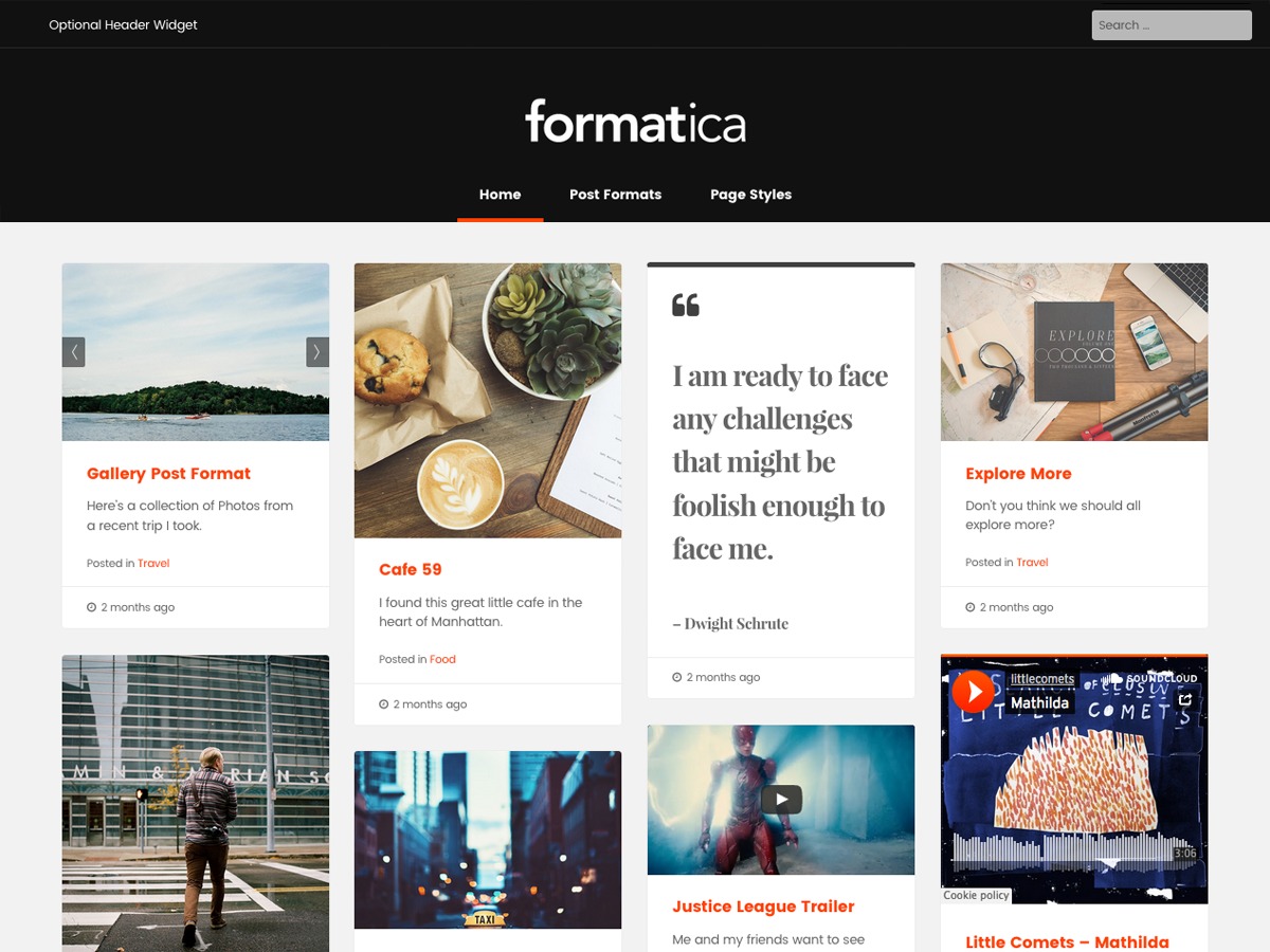 formatica WordPress blog theme formatica WordPress blog theme
