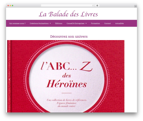 Wp agent WordPress plugin - la-balade-des-livres.fr