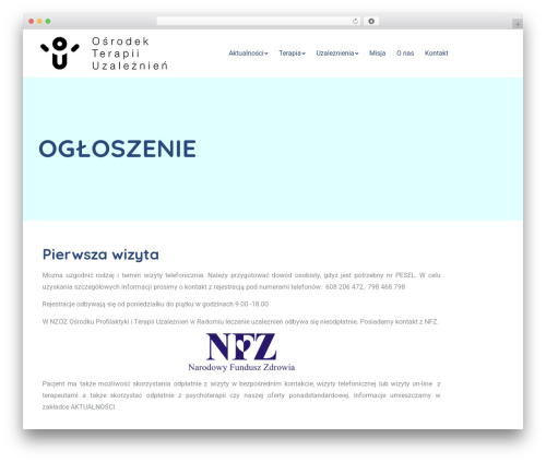 Medixi best WordPress theme - odwyk.radom.pl