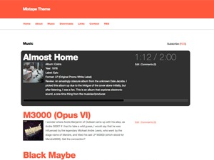 Mixtape theme WordPress by Allan Cole