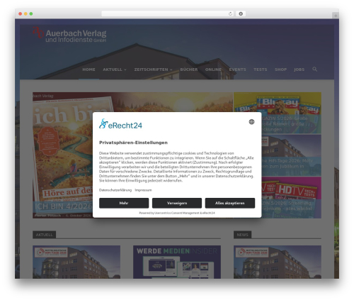 Newspaper Child theme WordPress magazine theme - av.de