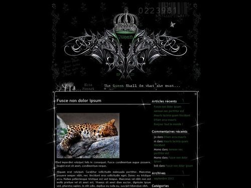 Queen WordPress theme by Ekta Paneri
