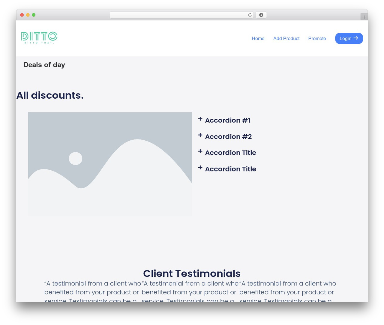 Theme WordPress Hello Elementor - ditto.market