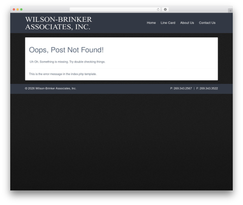Theme WordPress wba - wilsonbrinker.com