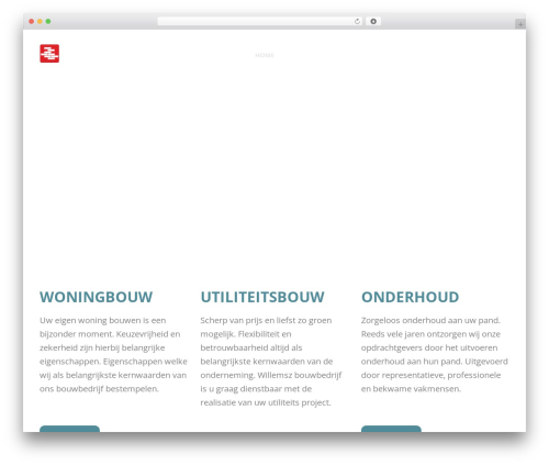 Versatile WordPress website theme - willemsz.nl