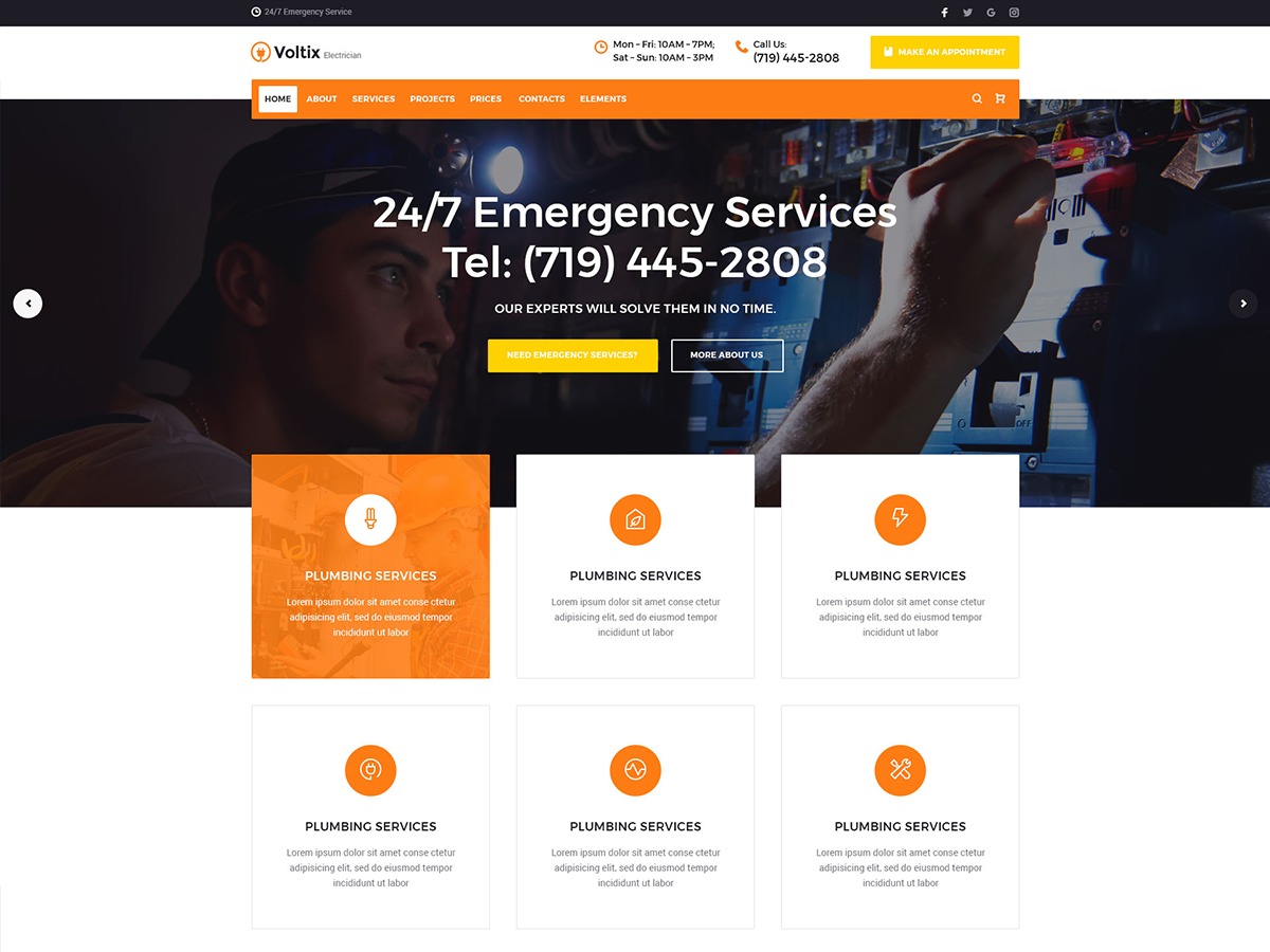 Voltix theme WordPress by Jetimpex