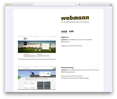 Simple contact form WordPress plugin - webmann.nl