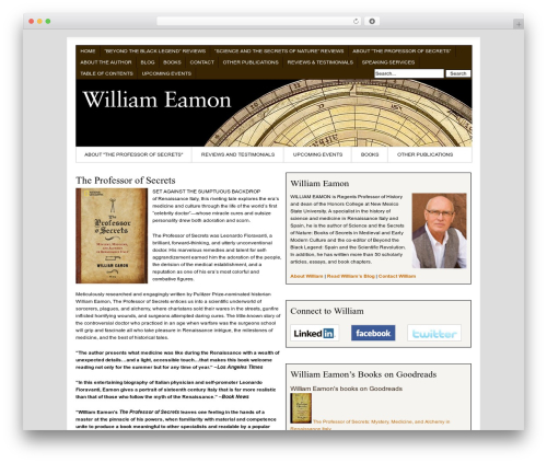 William Eamon top WordPress theme - williameamon.com