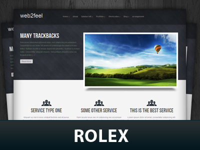WordPress theme Rolex by Fabthemes.com