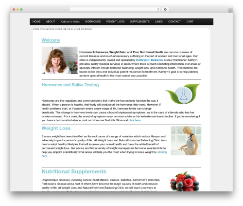 WordPress website theme OptimizePress - weightlossandnaturalhormonebalancingclinic.com