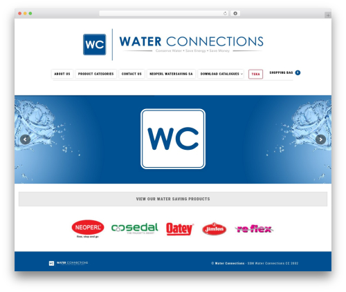 Wpwombat navigation buttons WordPress plugin - waterconnections.co.za