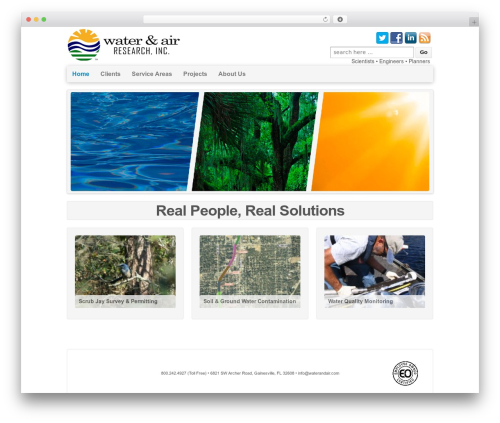 WP theme Innovative - waterandair.com