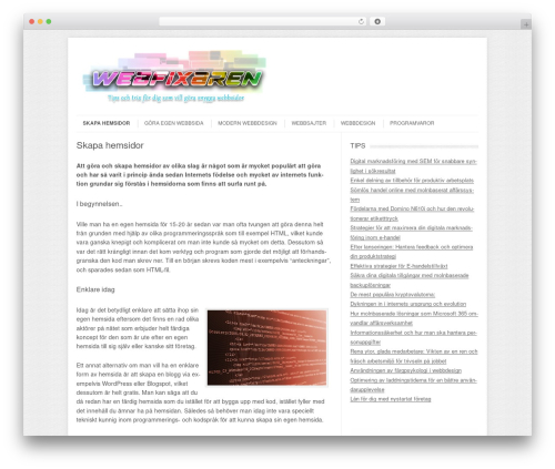 WP theme Leaf - webfixaren.com