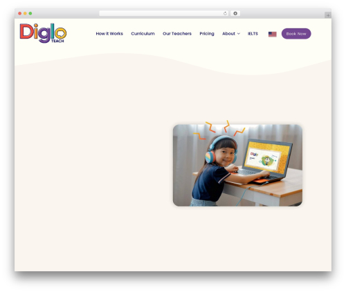 Breakdance Zero Theme WordPress theme design - digloteach.com