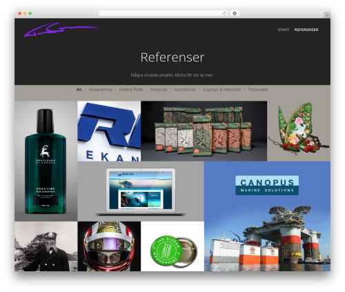 Create WordPress website theme - tommygustafsson.se