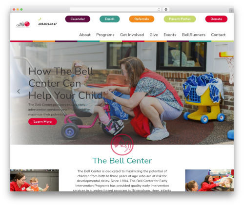 Kronos WordPress theme - thebellcenter.org