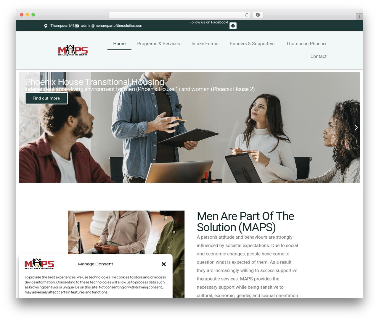 Qrowd premium WordPress theme - menarepartofthesolution.com