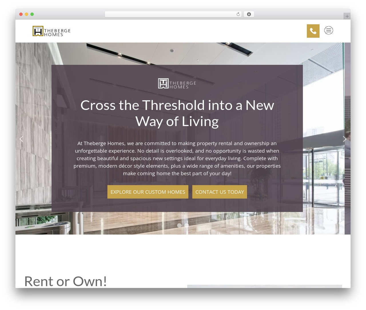 Realty WordPress theme - thebergehomes.com Realty WordPress theme - thebergehomes.com