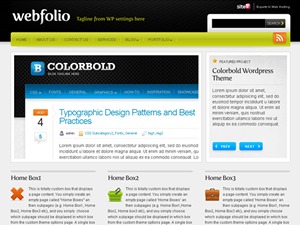 Theme WordPress Webfolio Theme WordPress Webfolio