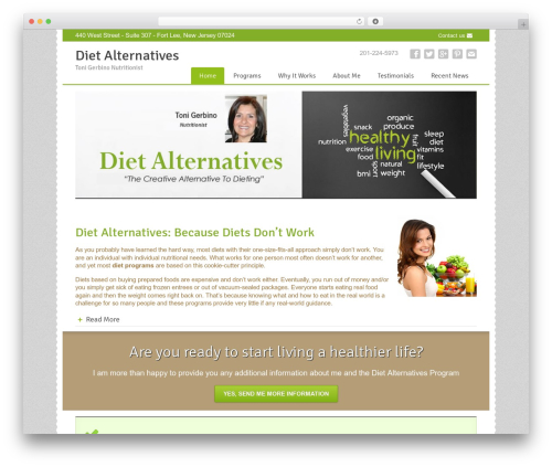 WordPress theme MultiPurpose - tonigerbinonutritionist.com