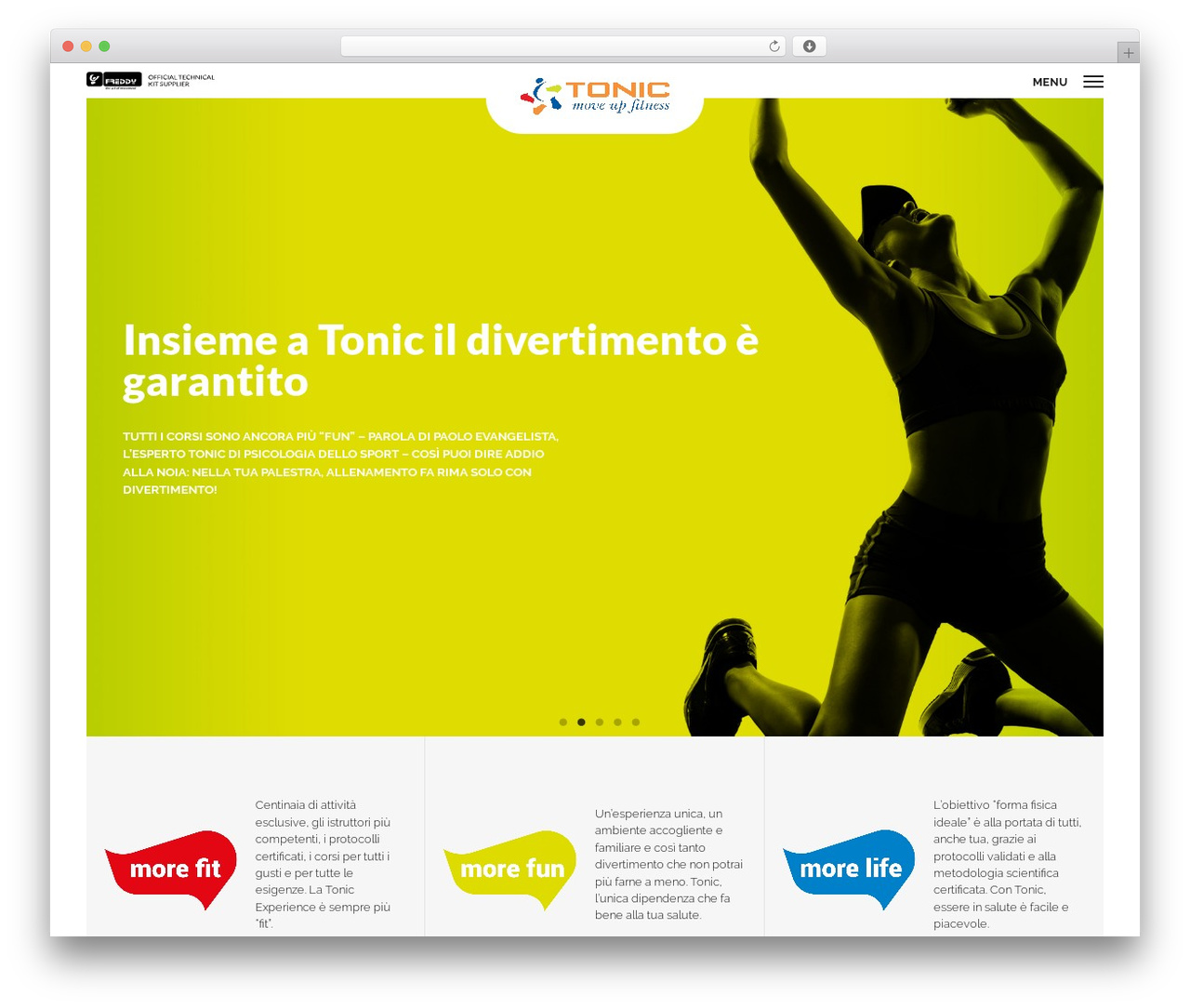 WordPress theme Tonic Theme - tonicnet.it