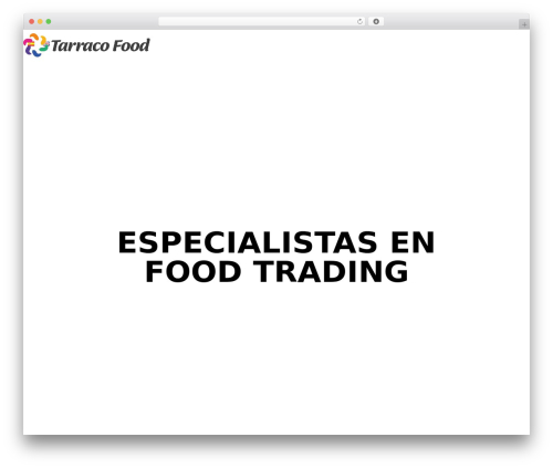 Hello Elementor food WordPress theme - tarracofoodtrade.com