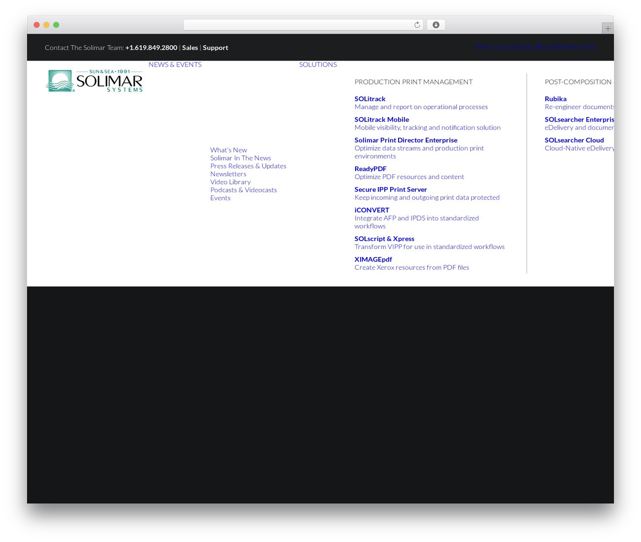 Uncode WordPress theme - solimarsystems.com