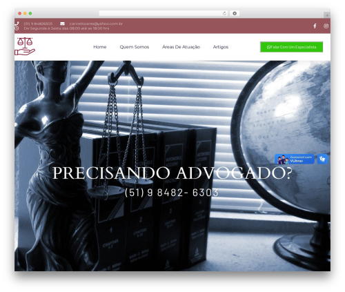 WordPress theme UberFlow - advogadosnovohamburgo.com