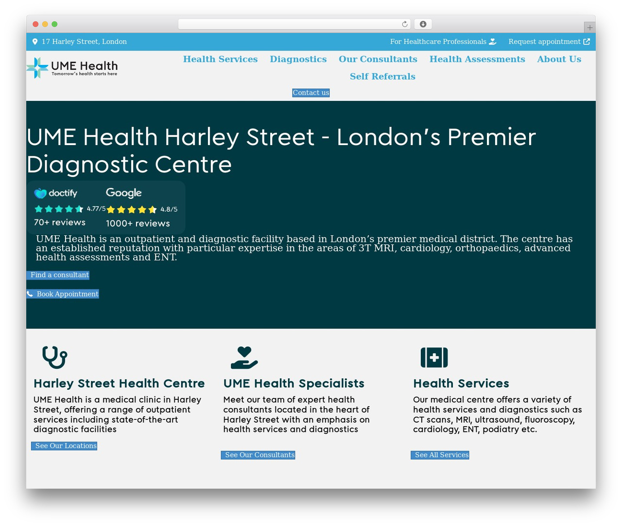 Beaver Builder Theme WordPress theme - umehealth.co.uk