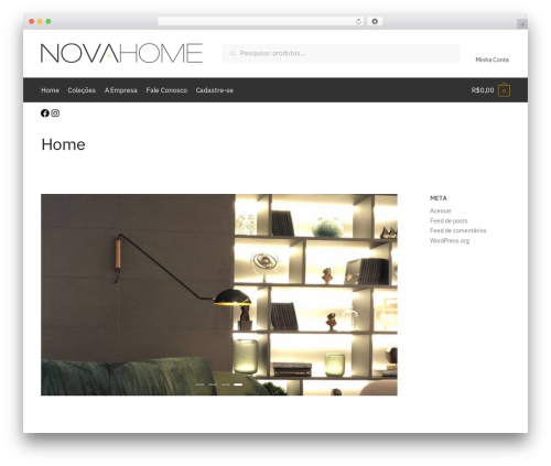 Shoptimizer WordPress ecommerce theme - novahome.com.br